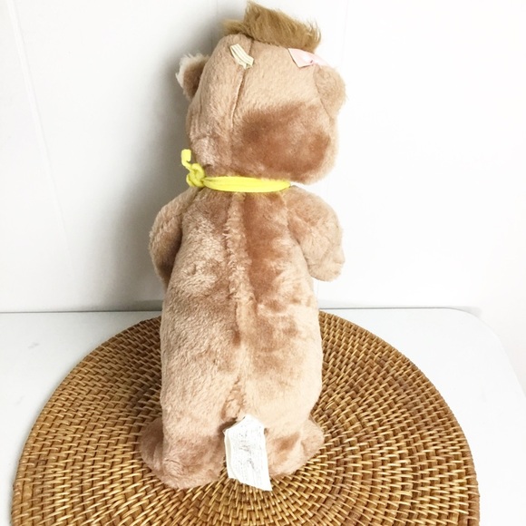 VINTAGE PLUSH 1980 HANA BARBERA YOGI BEAR CINDY GIRL 16 MIGHTY STAR - Picture 4 of 6